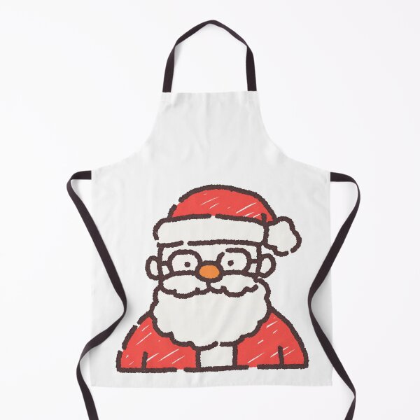 Item preview, Santa head doodle art designed and sold by xiao xuans.
