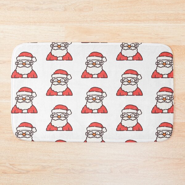 Item preview, Santa head doodle art designed and sold by xiao xuans.