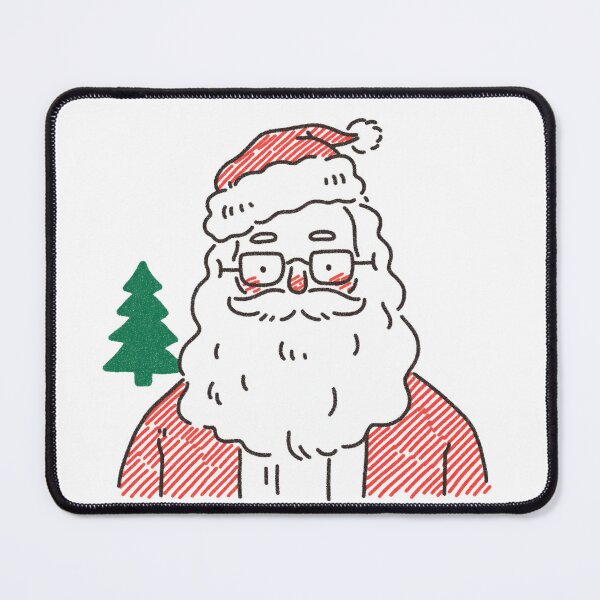 Item preview, Santa head doodle art designed and sold by xiao xuans.