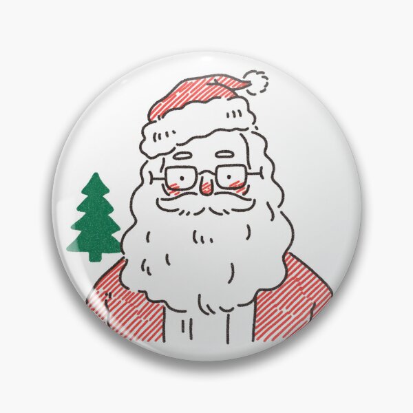 Item preview, Santa head doodle art designed and sold by xiao xuans.