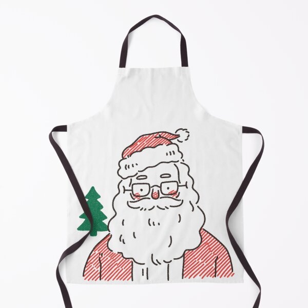 Item preview, Santa head doodle art designed and sold by xiao xuans.