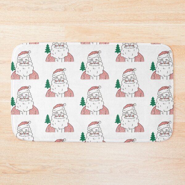 Item preview, Santa head doodle art designed and sold by xiao xuans.