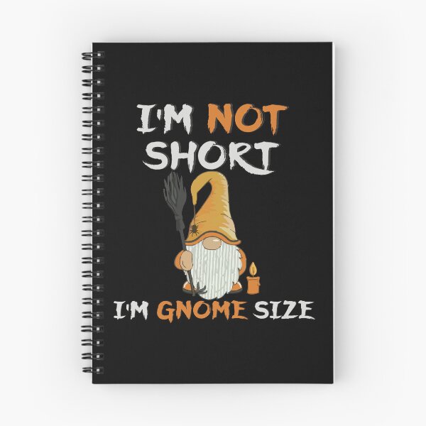 Item preview, Whimsical Gnome with Broom and Candle – “Gnome Size” Quote designed and sold by T-Chou.