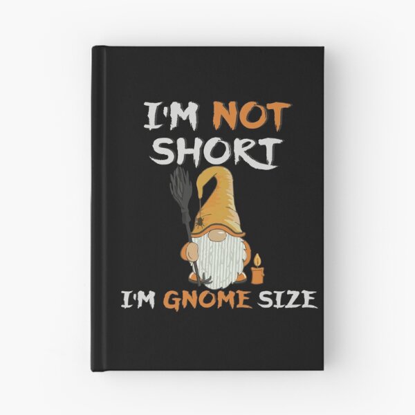 Item preview, Whimsical Gnome with Broom and Candle – “Gnome Size” Quote designed and sold by T-Chou.