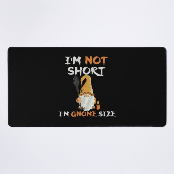 Item preview, Whimsical Gnome with Broom and Candle – “Gnome Size” Quote designed and sold by T-Chou.