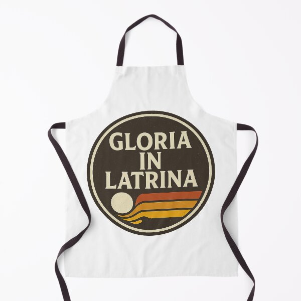 Item preview, Gloria in Latrina – Funny Retro Latin Design Toilet Humor designed and sold by janbo93.