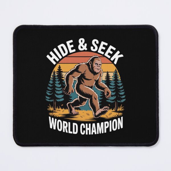 Item preview, Bigfoot Hide & Seek Champion Sasquatch designed and sold by lilLilaBatArt.
