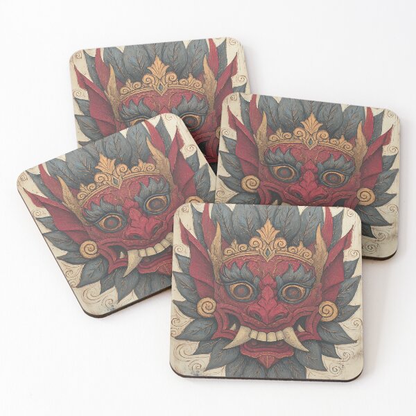 Item preview, Balinese Barong Mask Myth designed and sold by bapupa.