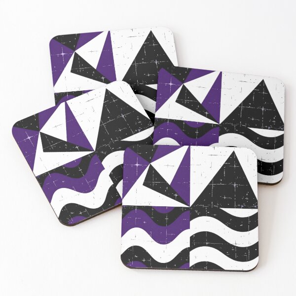 Item preview, 4 part 3 color abstract distressed design designed and sold by SmashingDeals.