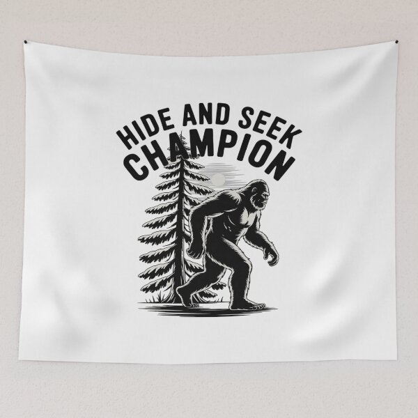 Item preview, Bigfoot Hide and Seek Champion  designed and sold by lilLilaBatArt.
