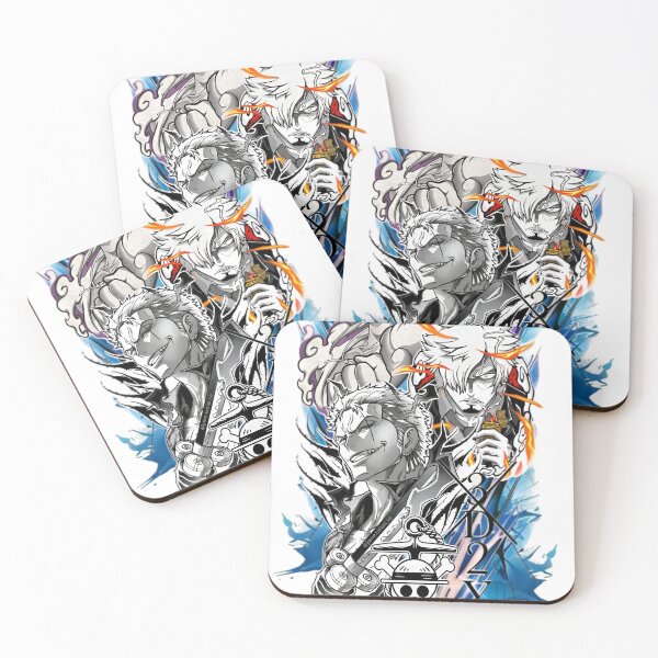 Item preview, Straw Hero Trio – Energetic Manga Style Artwork designed and sold by Dyan4.