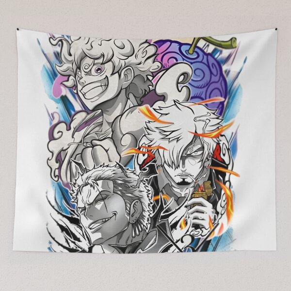 Item preview, Straw Hero Trio – Energetic Manga Style Artwork designed and sold by Dyan4.