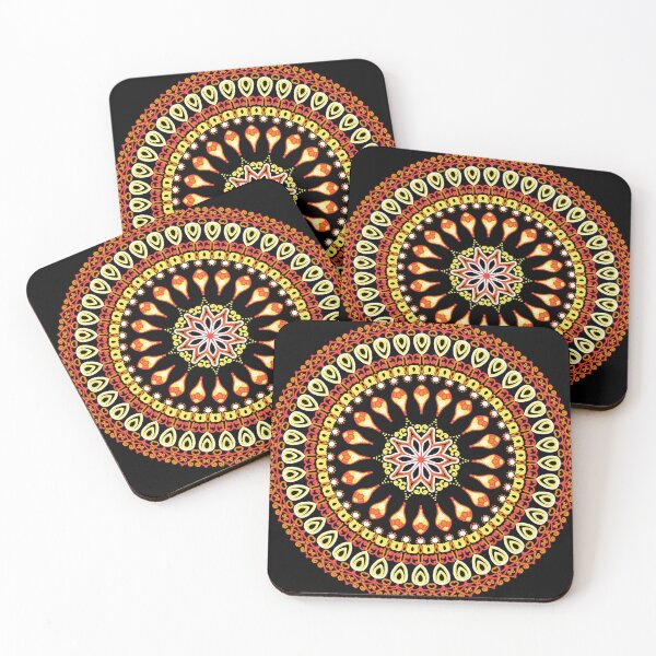 Item preview, Solar Glow Mandala – Vibrant Cosmic Light Mandala Art designed and sold by Mandalas_fun.