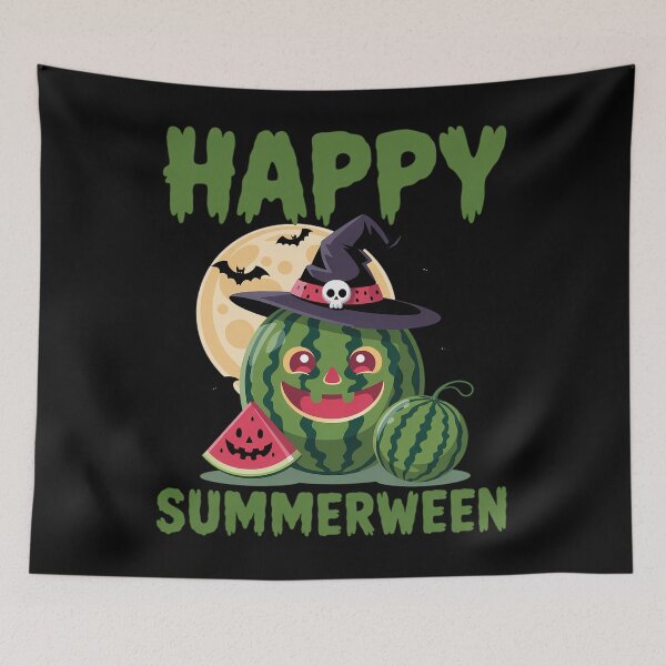 Item preview, Happy Summerween Summer Watermelon Halloween designed and sold by JonGogue.