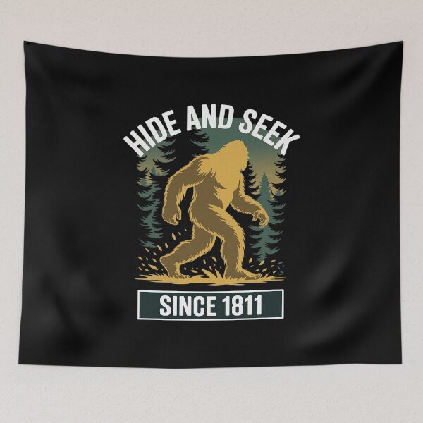 Item preview, Bigfoot Hide and Seek since 1811 designed and sold by lilLilaBatArt.