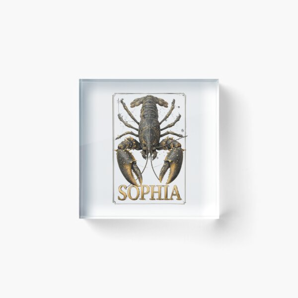 Item preview, Sophia – Cancer Zodiac Sign designed and sold by AlexLineArt.