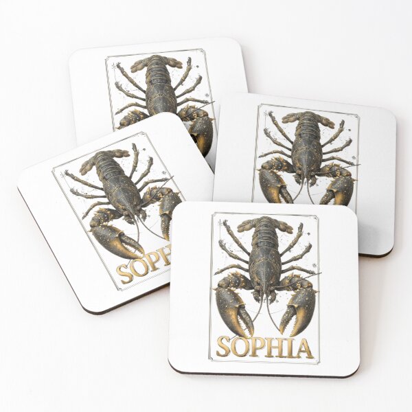 Item preview, Sophia – Cancer Zodiac Sign designed and sold by AlexLineArt.