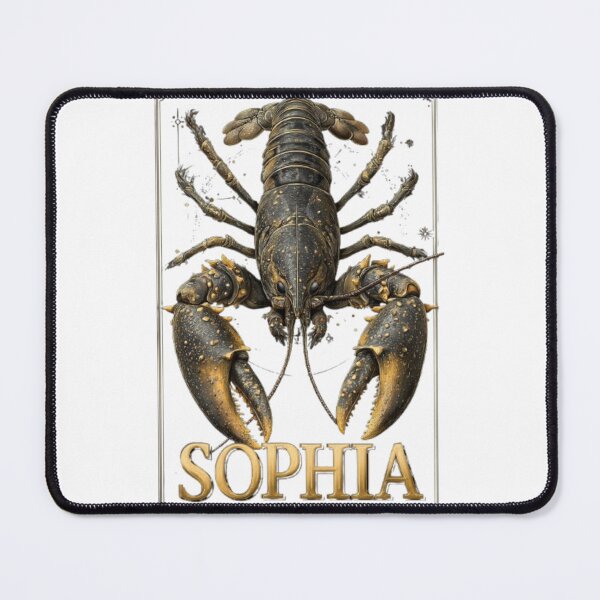 Item preview, Sophia – Cancer Zodiac Sign designed and sold by AlexLineArt.