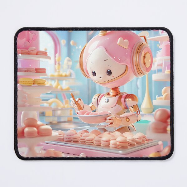 Item preview, Macaron Bot designed and sold by ONYX Pixee.