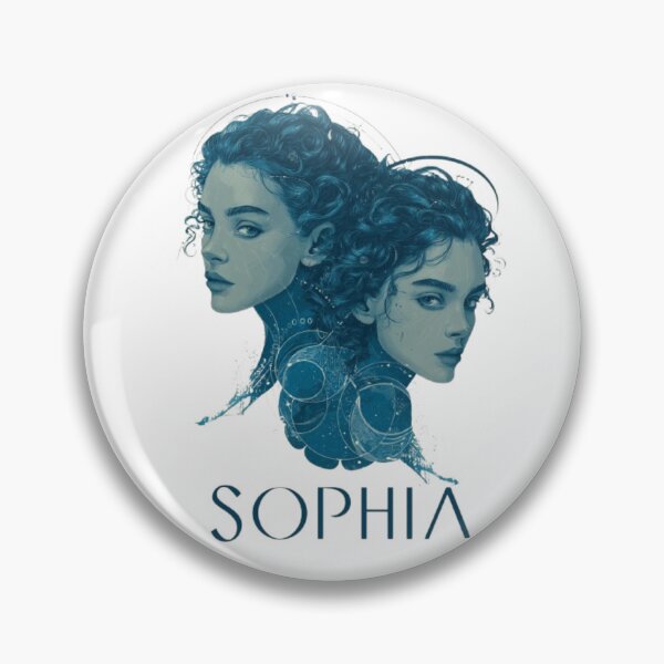 Item preview, Sophia – Gemini Zodiac Sign designed and sold by AlexLineArt.