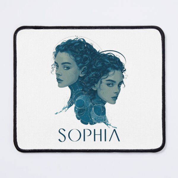 Item preview, Sophia – Gemini Zodiac Sign designed and sold by AlexLineArt.