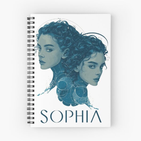 Item preview, Sophia – Gemini Zodiac Sign designed and sold by AlexLineArt.