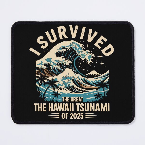 Item preview, Hawaiian Vacation I Survived Hawaii Tsunami 2025 designed and sold by JonGogue.