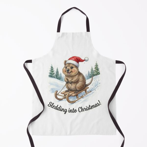 Item preview, Sledding Quokka – Fun Winter Adventure Christmas Illustration designed and sold by MiszungART.