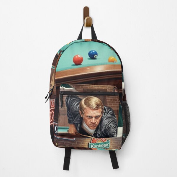 Item preview, Steve McQueen & James Dean Pool Hall Legends - Classic Hollywood Billiards Art designed and sold by Art's Diner.