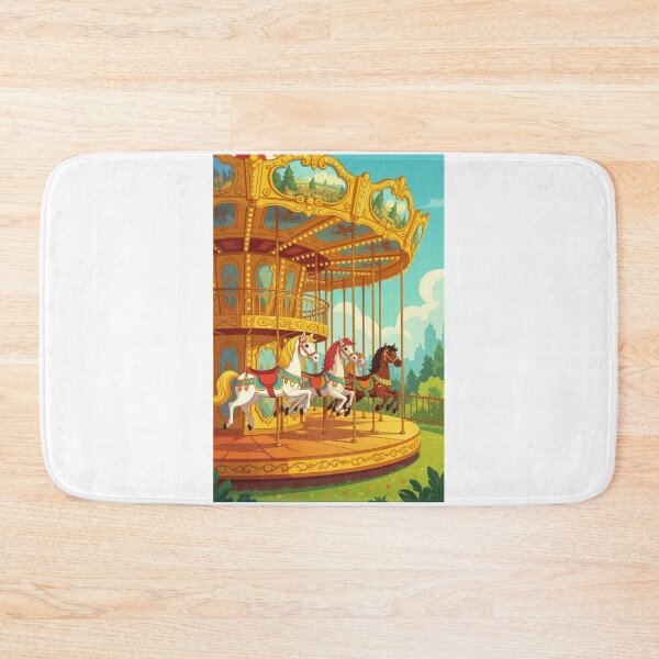 Item preview, Cartoon Carousel designed and sold by ArtQueen777.