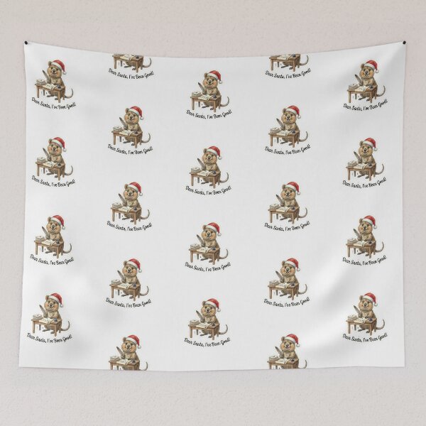 Item preview, Letter to Santa Quokka – Cute Christmas Wish List Illustration designed and sold by MiszungART.