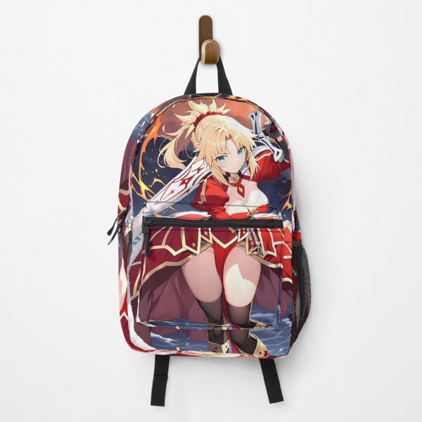 Item preview, Mordred Fiery Red Saber Fate Grand Order Anime Girl Sunset Battle Fantasy Power designed and sold by thedarvills.