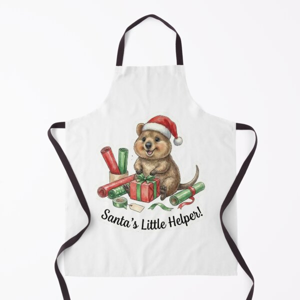 Item preview, Santa’s Little Helper Quokka – Gift Wrapping Christmas Art designed and sold by MiszungART.