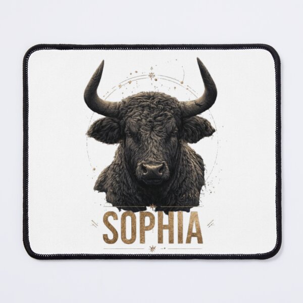 Item preview, Sophia – Taurus Zodiac Sign designed and sold by AlexLineArt.