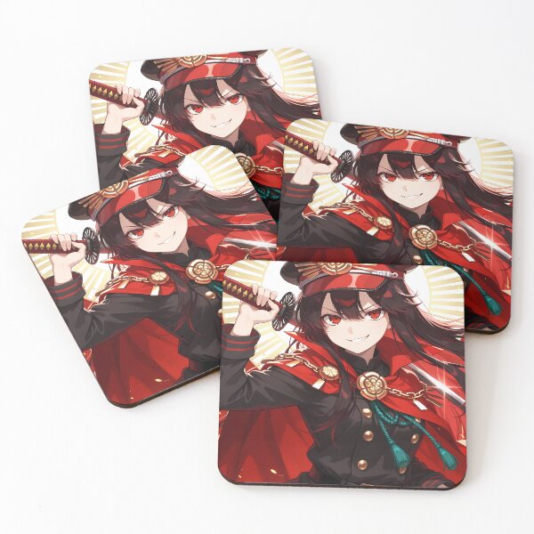 Item preview, Oda Nobunaga Demon King Fate Grand Order Warrior Crimson Japan Samurai Anime Girl Waifu Shine designed and sold by thedarvills.