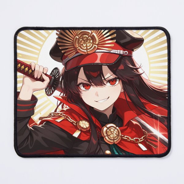 Item preview, Oda Nobunaga Demon King Fate Grand Order Warrior Crimson Japan Samurai Anime Girl Waifu Shine designed and sold by thedarvills.