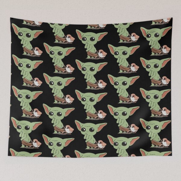 Item preview, Cute Little Alien Surprised by Playful Bird Tugging Its Tunic designed and sold by T-Chou.