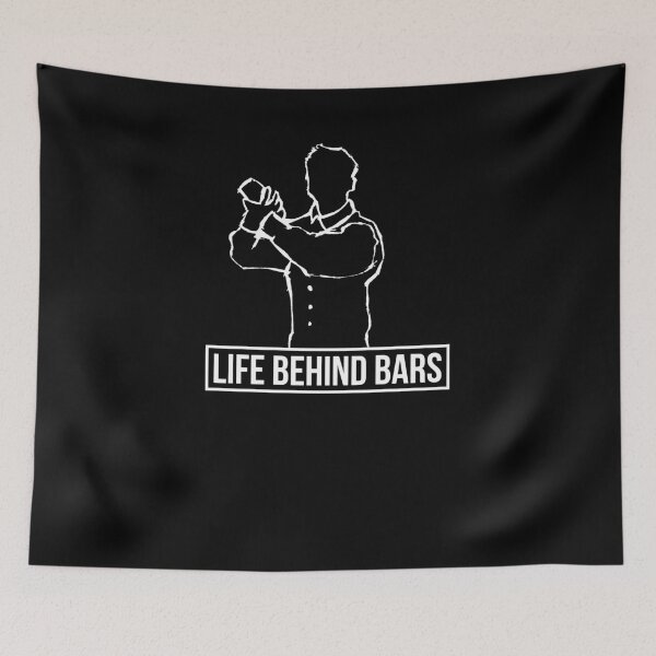 Item preview, Life Behind Bars Bartender Bartending Bar Pub Pun T-Shirt designed and sold by LookTwice.