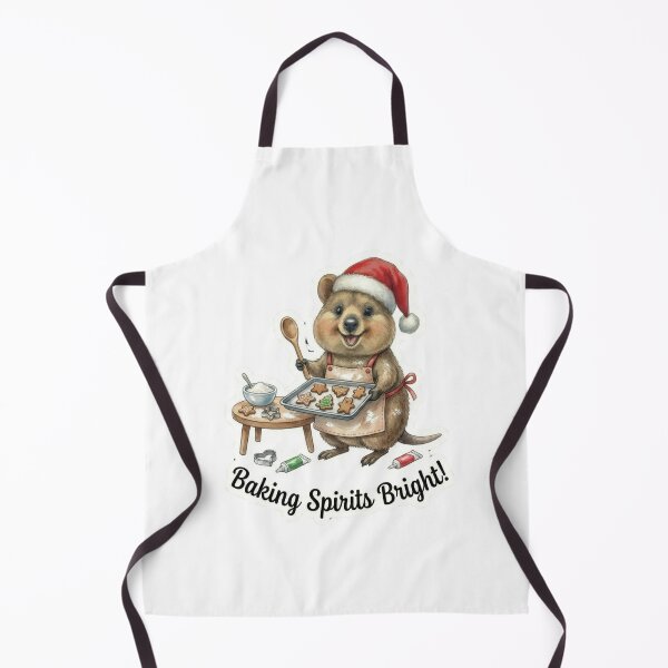 Item preview, Christmas Baking Quokka – Cute Holiday Cookie Illustration designed and sold by MiszungART.