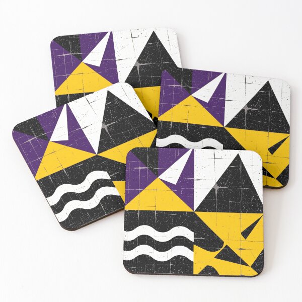 Item preview, 4 part 4 color distressed abstract colorful design designed and sold by SmashingDeals.