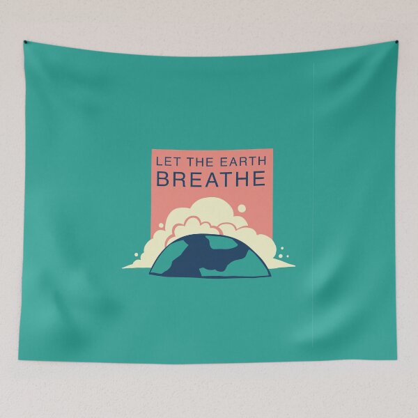 Item preview, Intricate Let The Earth Breathe Emblem designed and sold by CapriCreatives.