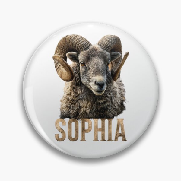 Item preview, Sophia – Aries Zodiac Sign designed and sold by AlexLineArt.