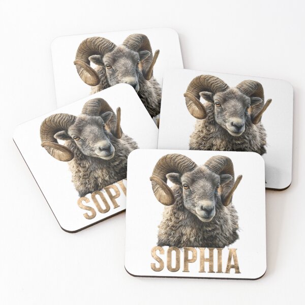 Item preview, Sophia – Aries Zodiac Sign designed and sold by AlexLineArt.