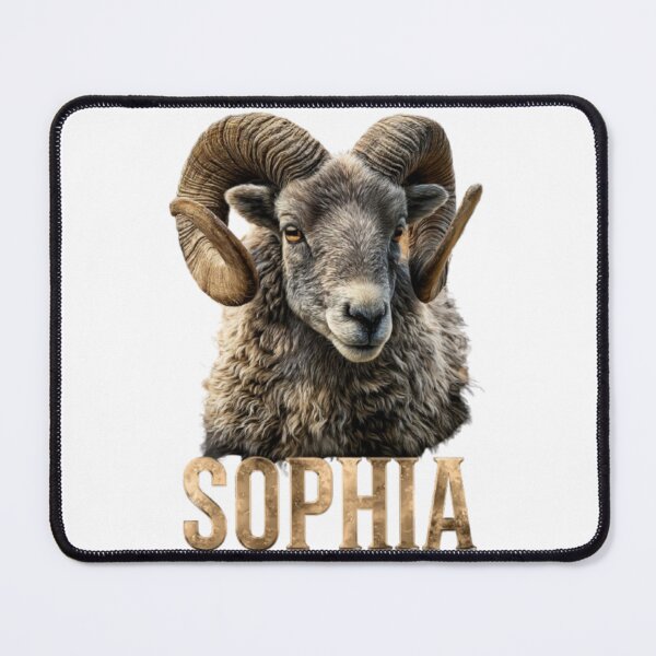 Item preview, Sophia – Aries Zodiac Sign designed and sold by AlexLineArt.