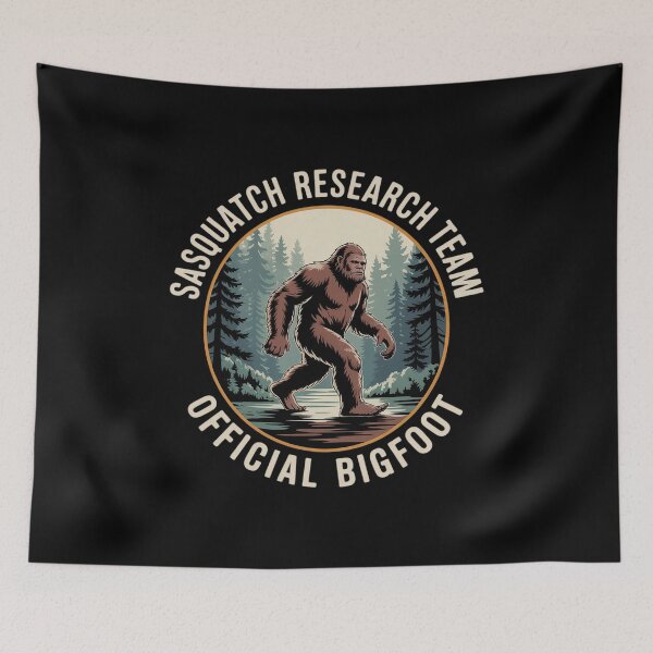 Item preview, Bigfoot Research Team Sasquatch Men Women designed and sold by lilLilaBatArt.