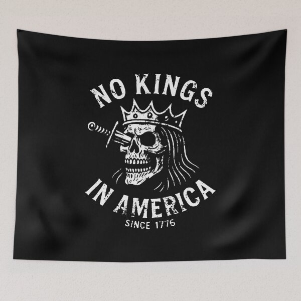 Item preview, No Kings In America - Skull  designed and sold by prudencecott.