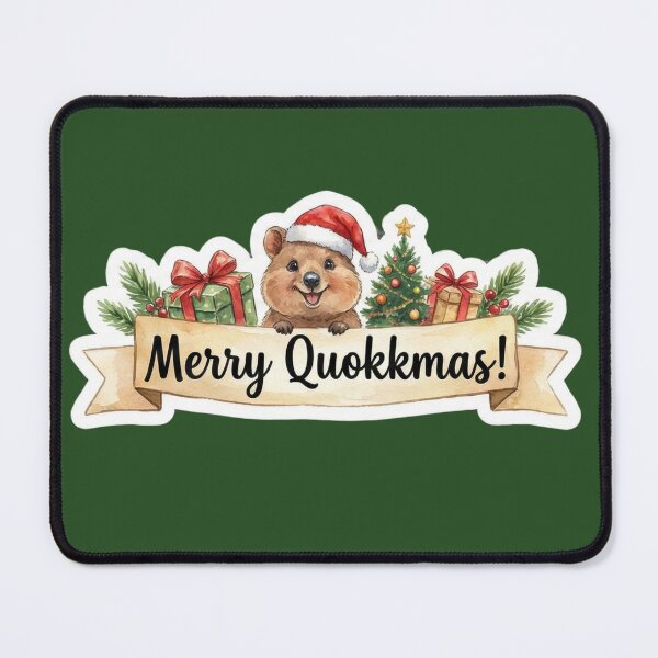 Item preview, Merry Quokkmas – Festive Quokka Christmas Banner Art designed and sold by MiszungART.