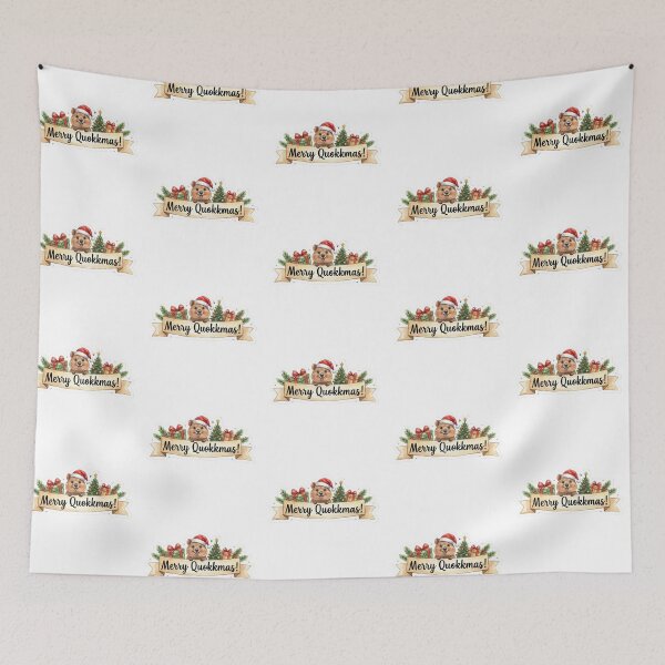 Item preview, Merry Quokkmas – Festive Quokka Christmas Banner Art designed and sold by MiszungART.