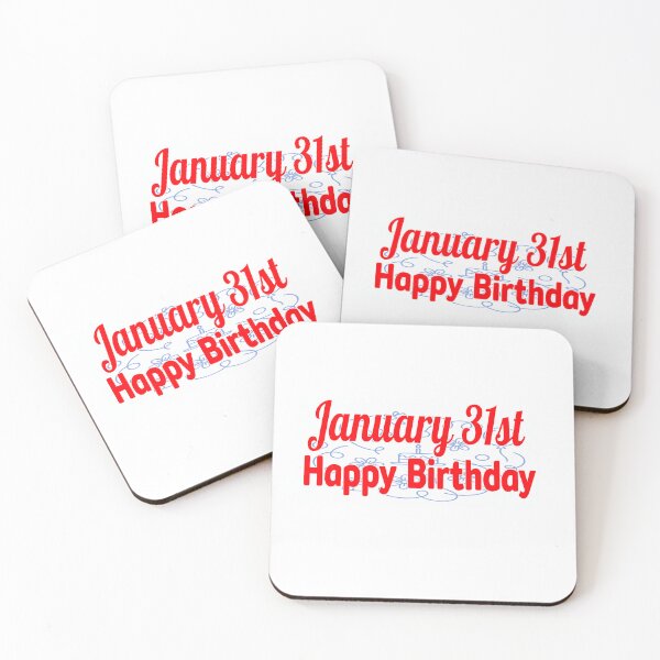 Item preview, January 31st, Gift birthday  designed and sold by Sujinthaiart.