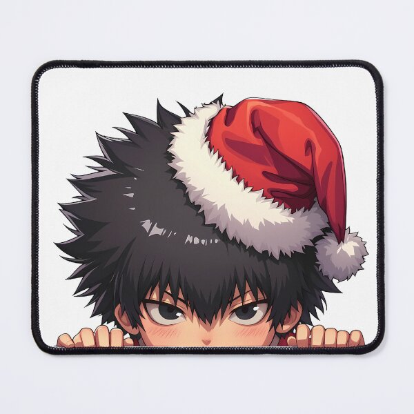 Item preview, Shinya Kogami Psycho Pass Chibi Kawaii Christmas Peeker Anime Holiday Intensity designed and sold by thedarvills.
